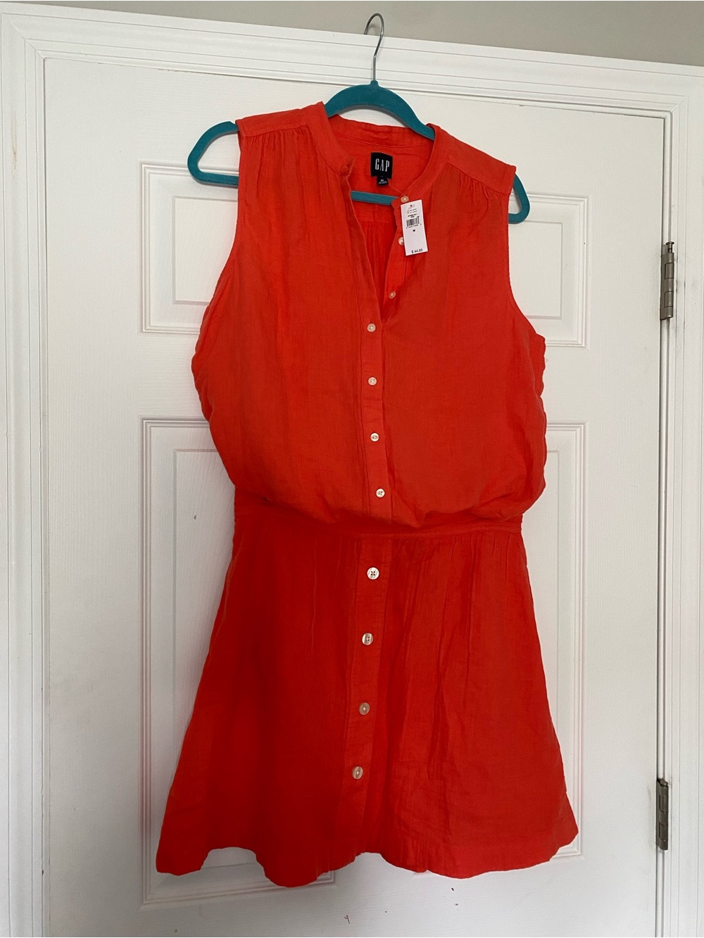 GAP Crinkle Gauze button-front top and skirt 2 piece set NWT